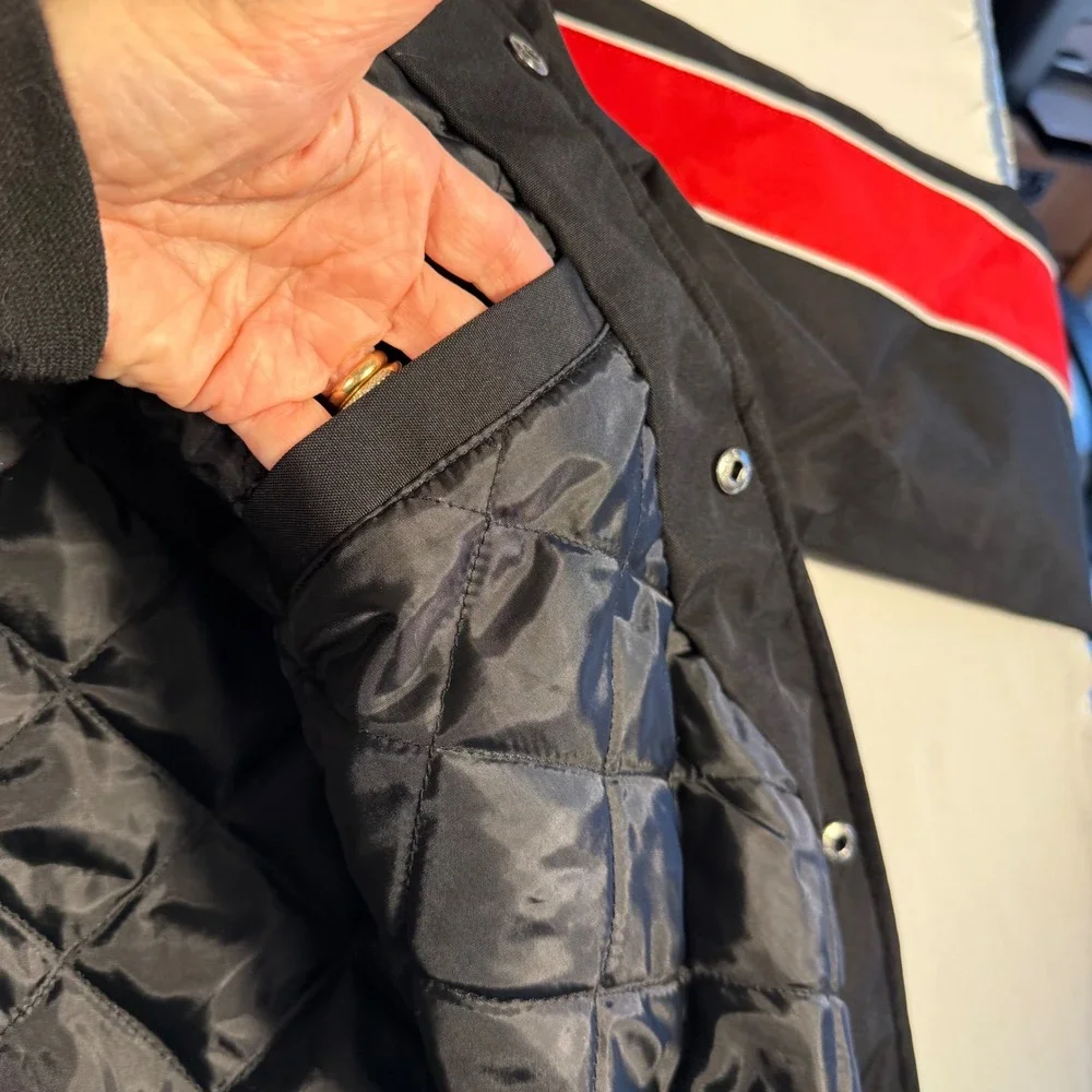 Coca-Cola XS Racing Jacket Y2K Motorsports NASCAR Checkered Logo‎ Racingcore